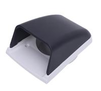 HUSHUI Ventilador de Capucha de Escape Marino, Cubierta de Ventilación de Bote ABS de 3 Pulgadas con Flujo de Aire Mejorado, para Yates de Casas Rodantes (En blanco y negro)