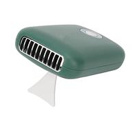 HUSHUI Ventilador Secador de Pestañas, Mini Secador Portátil USB Recargable de 3 Velocidades de bajo Ruido con Soporte en T Plegable, para Secado de Pegamento de Extensión de Pestañas (Verde)