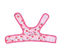 HUSHUI Vestido de Arnés de Conejo Patrón de Fresa de Dibujos Animados Suave y Transpirable para Mascotas Pequeñas 1 X Chaleco 1 X Cuerda de Remolque (M)
