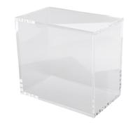 HUSHUI Vitrina de Figuras, Caja de Exhibición de Acrílico Transparente con Puerta Magnética para Muñecas Coleccionables, a Prueba de Polvo, a Prueba de Agua, Lados Transparentes,