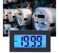 HUSHUI Voltímetro Digital CC YB5135DB Alta Precisión Fácil de Usar para Probar Voltaje en Diversas Aplicaciones Material ABS 3,1 X 1,7 X Pulgada (CC0-20V)