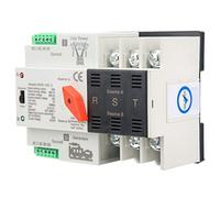 HUSHUI W2R-100 Interruptor de Transferencia Automática de Doble Potencia Transferencia de Energía Compacta y Confiable para Instalación Tipo Riel en el Hogar 100A 50Hz