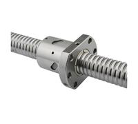 Husillo de bolas 1610 de 16mm, 200, 250, 300, 350, 400, 500, 550, 600, 1000mm, husillo de bolas C7 con brida 1610, tuerca de bola única, mecanizado de extremo BK/BF12(500mm)