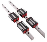 Husillo de bolas antirretroceso 1 Uds 100-1000mm SFU1610 tornillo de bola BKBF12 actuador lineal + 4 bloque HGW20CC + carril guía cuadrado 2 uds HGR20(750mm)