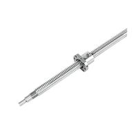 Husillo de bolas antirretroceso 1 Uds SFU2510 200-1000mm modo de procesamiento tornillo bola for impresora 3D husillo bolas extremo mecanizado(400mm)
