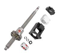 Husillo de bolas antirretroceso 4 Deslizadores HGW25CC + 1 Husillo De Bolas SFU2010 + Riel Lineal HGR25 + BF15 HM15-86 + Acoplador(400mm)