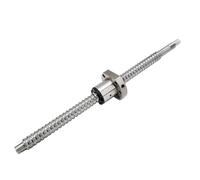 Husillo de bolas antirretroceso Husillo de bolas C7 SFS1210, L1050-1400mm mecanizado con rodillo brida, tuerca bola única, extremo BK/BF for impresoras 3D(1200mm)