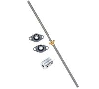 Husillo de bolas antirretroceso Tornillo De Avance T8 150-400mm (8mm + Tuerca + Soporte Rodamiento KFL08 + Acoplamiento) For Impresora 3D(300mm)