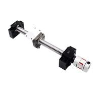 Husillo de bolas antirretroceso Tornillo De Bola Doble Tuerca DFU1605 Juego Husillo Bolas Longitud 150-1000mm Acopladora Procesamiento Final For Servomotor Paso A(850mm)