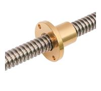 Husillo de bolas CNC de movimiento lineal Tornillo de avance T16 100-1000 mm, tornillo 3 trapezoidal grande, pieza impresora 3D(350mm)