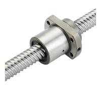 Husillo de bolas for plataforma móvil C7, tuerca de bolas simple mecanizada en extremo, paso grande 16-40 mm, SFE 250-1000 mm(Sfe1616,700mm)