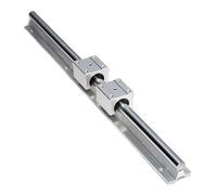 husillo de bolas Guía lineal de 16 mm, longitud de 1000 mm, soporte redondo + bloque deslizante 16UU for CNC(12UU,500mm)