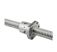 Husillo de bolas, husillo de bolas de guía lineal 2510 Tornillo de bola 200 mm-1000 mm Tuerca con brida BK/BF20 XZY La cara del extremo la máquina herramienta es procesamiento piezas CNC(650mm)