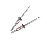 Husillo de bolas, husillo de bolas de guía lineal DFU1605 Tornillo de bola laminado C7 con extremo mecanizado + Tuerca(800mm)