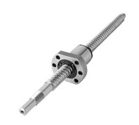 Husillo de bolas, husillo de bolas de guía lineal Husillo de bolas C5 SFUR1204 250 mm a 1200 con tuerca bola mecanizada en el extremo(350mm)