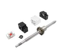 Husillo de bolas, husillo de bolas de guía lineal Husillo de bolas laminado SFU2005 C7 con extremo mecanizado RM2005, carcasa tuerca DSG20H BKBF15, acoplador soporte(250mm)