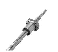 Husillo de bolas, husillo de bolas de guía lineal Husillo De Bolas Precisión Miniatura SFK0601 100Mm A 600mm Con Tuerca(550mm)