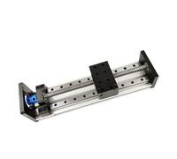 Husillo de bolas, husillo de bolas de guía lineal Módulo lineal GX80 Mesa Deslizante 1610, eje de tornillo de bola, etapa de deslizamiento cruzado, efectiva de 100MM - 1000MM(Effective 400mm)