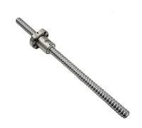 Husillo de bolas, husillo de bolas de guía lineal SFU1605 200 mm-800 mm Tornillo de bola laminado C7 con tuerca simple brida 1605 Pieza CNC RM1605(Only 3pc SFU1605 nut)