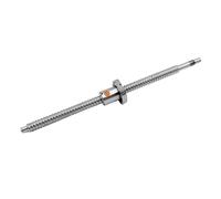 Husillo de bolas, husillo de bolas de guía lineal Tornillo De Bola Laminado C7 161-500 Mm, Tuerca SFU1204 For Piezas Fresadora CNC(400mm)