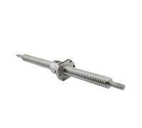 Husillo de bolas, husillo de bolas de guía lineal Tornillo de bolas 2505 con tuerca brida 200 mm a 1000 BK BF20 for mecanizado caras finales(300mm)