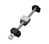 Husillo de bolas, husillo de bolas de movimiento l Husillo De Bolas C7 SFU1610 300-1400 Mm Mecanizado Con Extremo + BKBF12 + DSG16H + Acoplador(550mm)