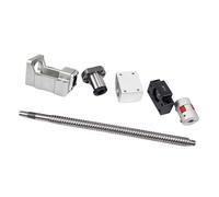 Husillo de bolas, husillo de bolas de movimiento l Husillo De Bolas SFS2005 C7 Con Extremo Mecanizado+tuerca+asiento Soporte BF15 HM15-57 + Acoplador(800mm)