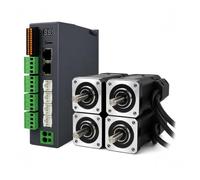 Husillo de Bolas, Motor Paso A De Circuito Cerrado EtherCAT Nema17 4 Ejes Con Controlador CL57 para Máquina CNC
