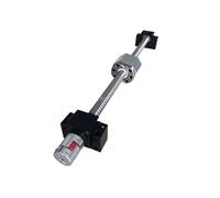 Husillo de bolas SFU/RM 2505 300 400 500 600 650 mm con extremo mecanizado + Tuerca de bolas + Soporte de extremo BK/BF20 + Carcasa de tuerca + Piezas(650mm)
