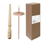 Husillo de hilo - Husillo de mano de lana, husillo giratorio | Volante superior de madera Husillo de madera para manualidades, accesorios para principiantes, proyectos web, procesamiento de fibras