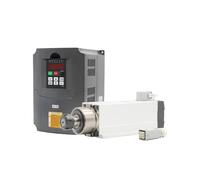 Husillo de motor refrigerado por aire ER25 de 220 V/380 V y 4,0 kW con inversor HY de 4 kW y motor de husillo cuadrado de 4 cojinetes.(380v)