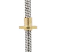 Husillo para Impresora 3D Accesorios for impresora 3D Tornillo de avance T8 8 mm Tuerca tornillo en T Motor paso a grabado trapezoidal acero inoxidable(Lead 8 150mm)