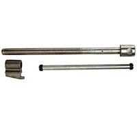 Husillo y tuerca para tornillo banco guia cuadrada 207041/207071 y 216, 175mm