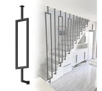 Husillos de escalera de metal ajustables, balaustres interiores para escaleras, porche y terraza, columnas elegantes para renovación del hogar