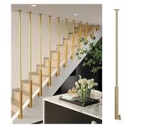 Husillos de escalera de metal personalizables en forma de L, postes de balaustre para uso en interiores, perfectos para restaurantes, estudios y decoración del hogar