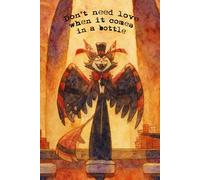 Husk Love in a Bottle 120 PAGES NOTEBOOK IN THE STYLE OF HAZBIN HOTEL Angel Dust: FAN BOOK HELLUVA BOSS college ruled fan notebook notepad book notes block (HAZBIN HOTEL SEASON 2)