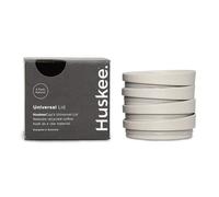 HUSKEE 4 x HuskeeCup Tapa Universal de café y té de cáscara de café (Color Natural)