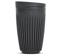 HUSKEE Tazas de café con Tapas, Taza de café Reutilizable con Aletas únicas para Espresso, Capuchino, Americano, Moca, Tazas de café aisladas y portátiles Hechas con cáscaras de café reutilizadas