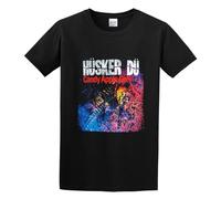 Husker Du Candy Apple Grey - Camiseta de cuello redondo para hombre, Negro , M