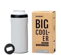 Huski Big - Enfriador de latas de cerveza y bebidas energéticas de 440 ml y 500 ml con abridor 3 en 1 desmontable, triple aislamiento, mantiene las latas hasta 10 veces más frías, funciona como vaso