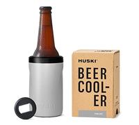 Huski Enfriador de cerveza 2.0 | Soporte para latas y botellas de | Acero inoxidable de grado marino con triple aislamiento | Abridor desmontable 3 en 1 | Funciona como vaso | El mejor