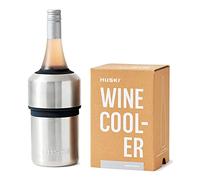 Huski Enfriador de vino | Diseño galardonado sin hielo | Mantiene el vino frío hasta 6 horas | Accesorio para vino | Cubitera de hielo de próxima generación | Se adapta a algunas botellas de champán |