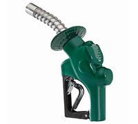 Husky 173310N-03 New VIII - Boquilla diésel resistente con clip abierto de sujeción de tres muescas, protector de agarre completo y protector de mano verde
