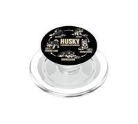 Husky 5 etapas del Hambre Divertido Regalo para Amantes de los Perros PopSockets PopGrip para MagSafe