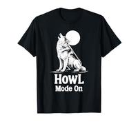 Husky aúlla a la Luna | Howl Mode On Camiseta