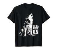 Husky aúlla a la Luna | Howl Mode On Camiseta
