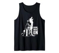 Husky aúlla a la Luna | Howl Mode On Camiseta sin Mangas