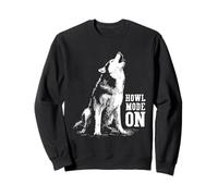 Husky aúlla a la Luna | Howl Mode On Sudadera