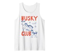 Husky Dad Club Siberian Husky Dog Owner Dog Dad Fathers Day Camiseta sin Mangas