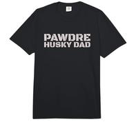 Husky Dad Dog Owner Distressed Text Comfort Colors Adult Heavyweight T-Shirt